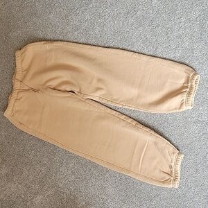Champion Tan Joggers, Medium